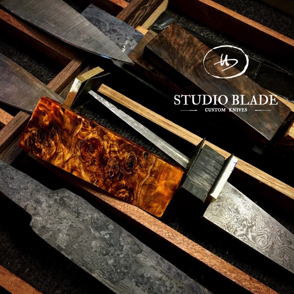 Studio Blade Damascus chef knife