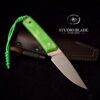 Studio Blade carbon steel bushcraft knife green juma