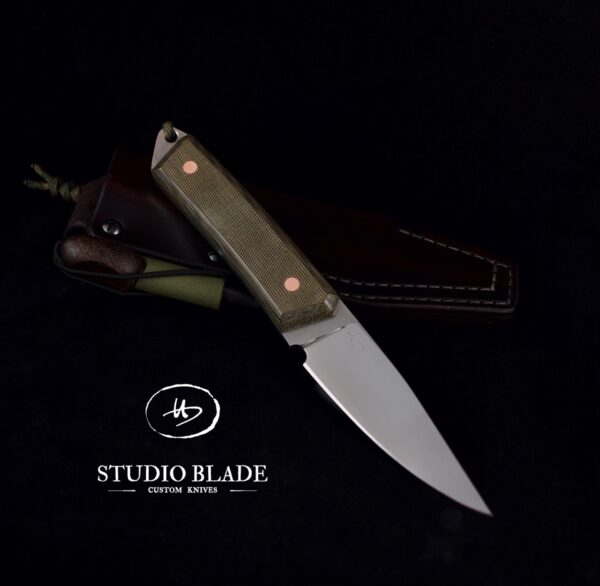 Studio Blade Trapper carbon steel bushcraft knife